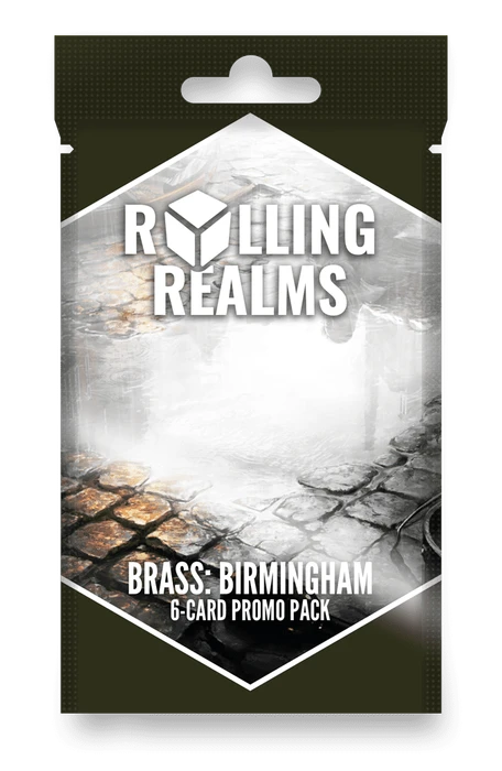 Cover image of Rolling Realms: Brass Birmingham Promo Pack board game