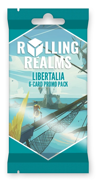 Cover image of Rolling Realms: Libertalia Promo Pack board game