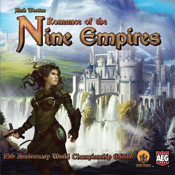 Cover image of Romance of the Nine Empires board game