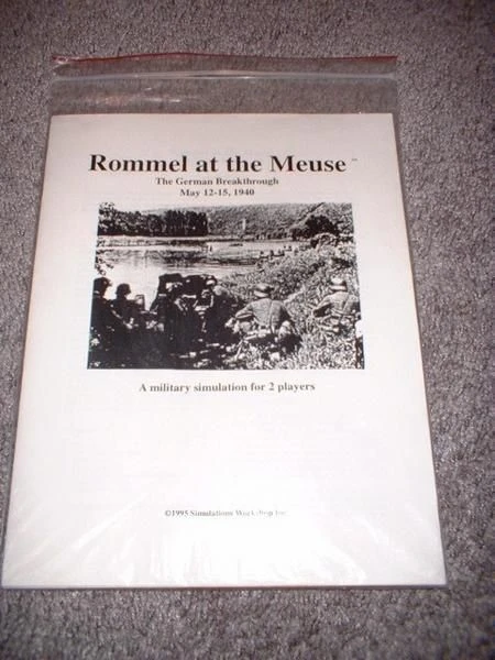 Cover image of Rommel at the Meuse board game