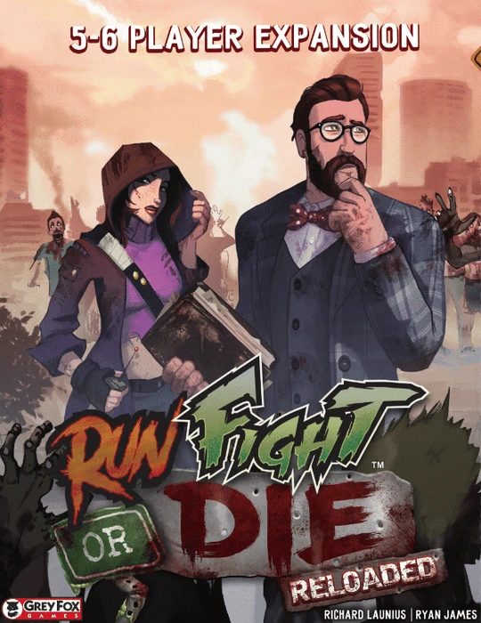 Cover image of Run Fight or Die: Reloaded – 5-6 Player Expansion board game