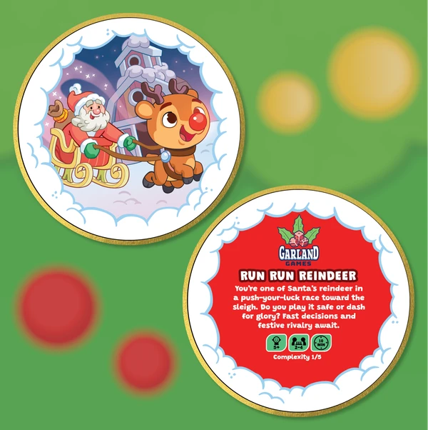 Cover image of Run Run Reindeer board game