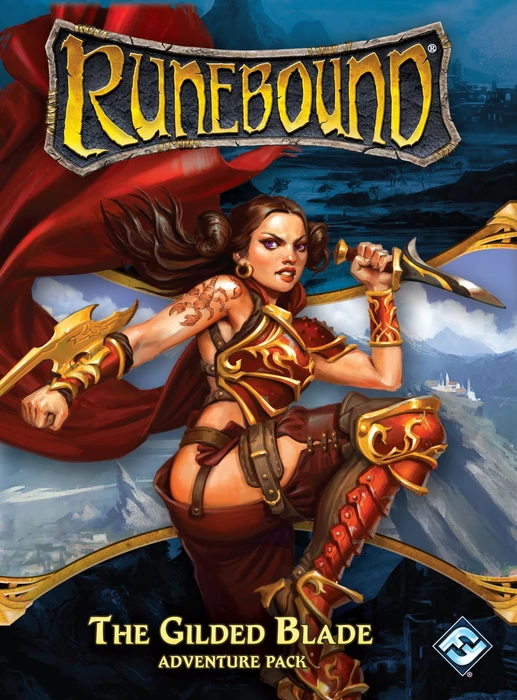 Cover image of Runebound (Third Edition): The Gilded Blade – Adventure Pack board game