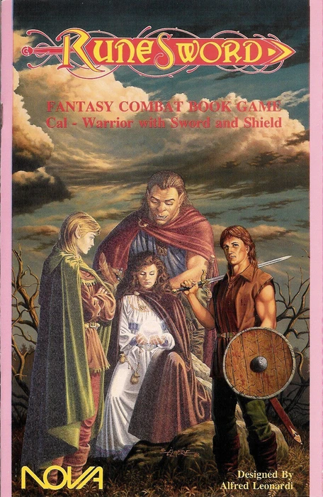 Cover image of RuneSword: Cal – Warrior with Sword and Shield board game