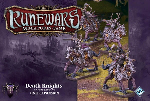 Cover image of Runewars Miniatures Game: Death Knights – Unit Expansion board game