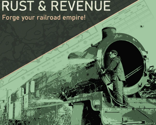 Cover image of Rust and Revenue board game