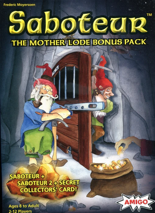 Cover image of Saboteur: The Mother Lode Bonus Pack board game