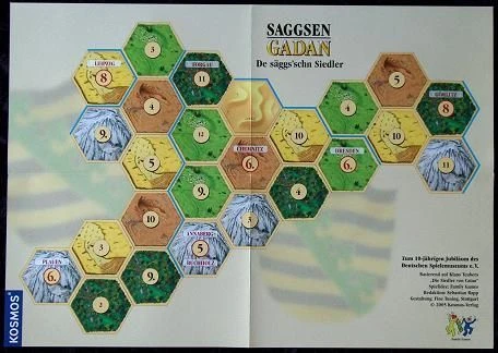 Cover image of Saggsen-Gadan: De säggs'schn Siedler / Catan-OFFENSIVE in Chemnitz board game