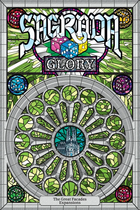 Cover image of Sagrada: The Great Facades – Glory board game