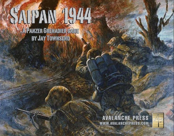 Cover image of Saipan 1944: A Panzer Grenadier Game board game