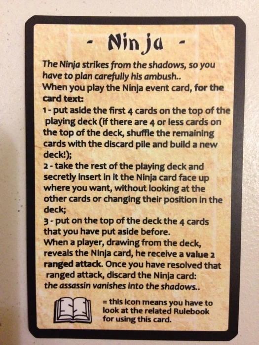 Cover image of Sake & Samurai: Ninja Cards board game