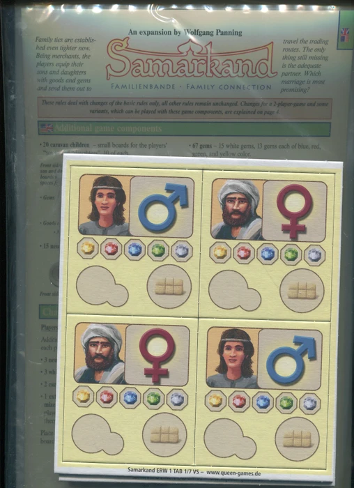 Cover image of Samarkand: Routes to Riches – Family Connection board game