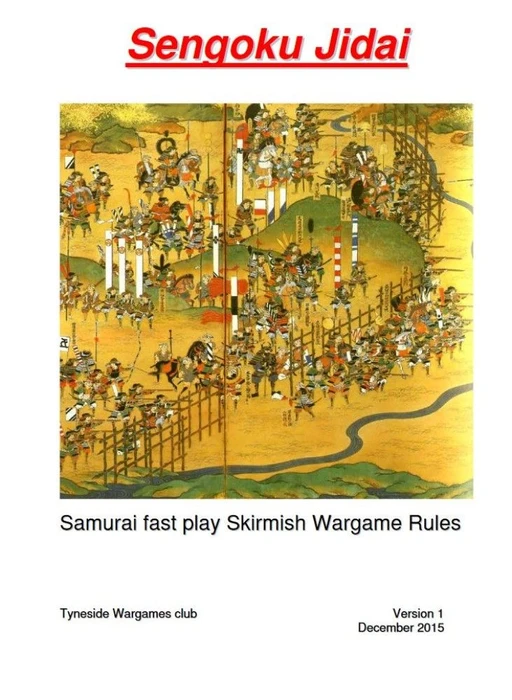 Cover image of Samurai Skirmish Wargame Rules board game