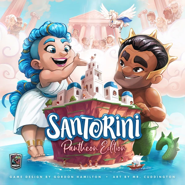 Cover image of Santorini: Pantheon Edition board game
