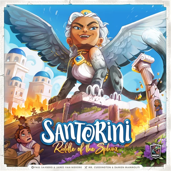 Cover image of Santorini: Riddle of the Sphinx board game