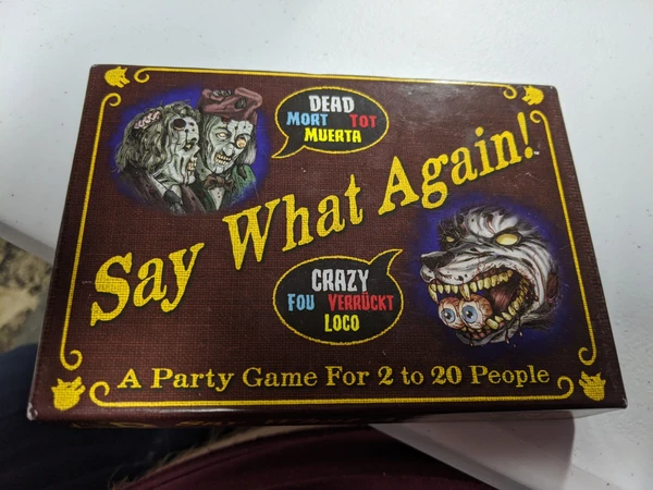 Cover image of Say What Again! board game