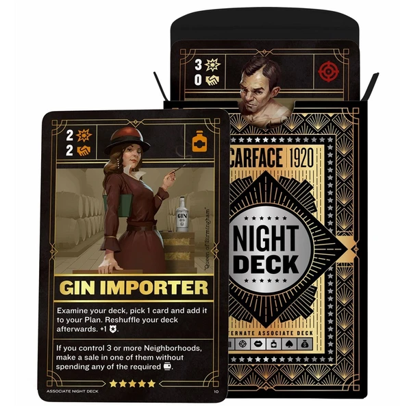 Cover image of Scarface 1920: Night Deck board game