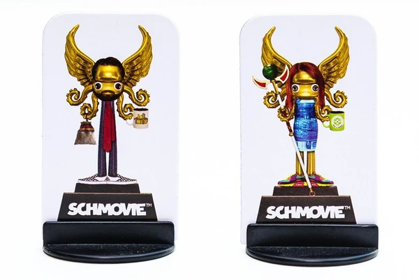 Cover image of Schmovie: Table Top Day 2016 Felicia and Wil Schquid Trophies board game