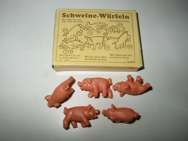 Cover image of Schweine-Würfeln board game