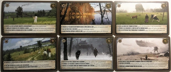 Cover image of Scythe: Bonus Promo Pack – 6 Promo Encounter Cards numbers 37-42 board game