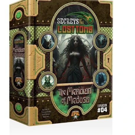 Cover image of Secrets of the Lost Tomb: Epic Edition – The Meridian of Medusa Expansion board game