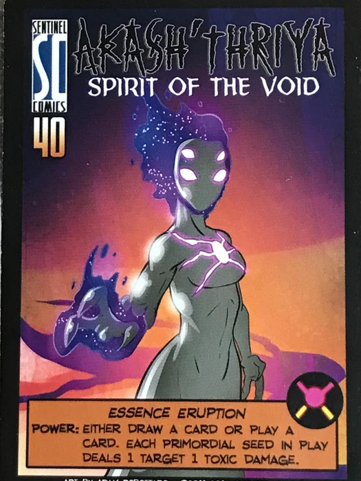 Cover image of Sentinels of the Multiverse: Akash'Thriya – Spirit of the Void Promo Card board game