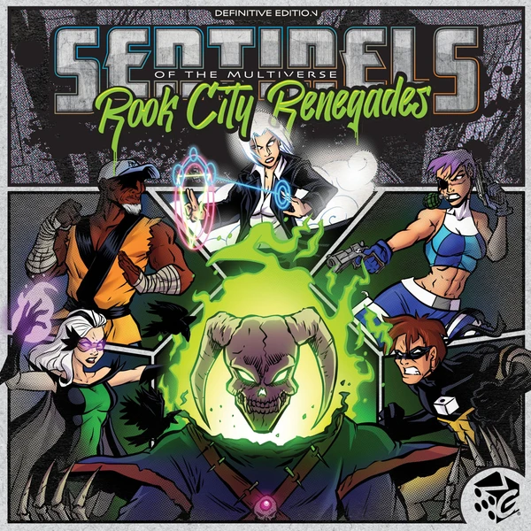 Cover image of Sentinels of the Multiverse: Definitive Edition – Rook City Renegades board game