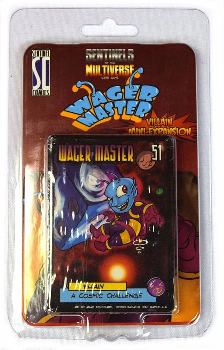 Cover image of Sentinels of the Multiverse: Wager Master Villain Character board game