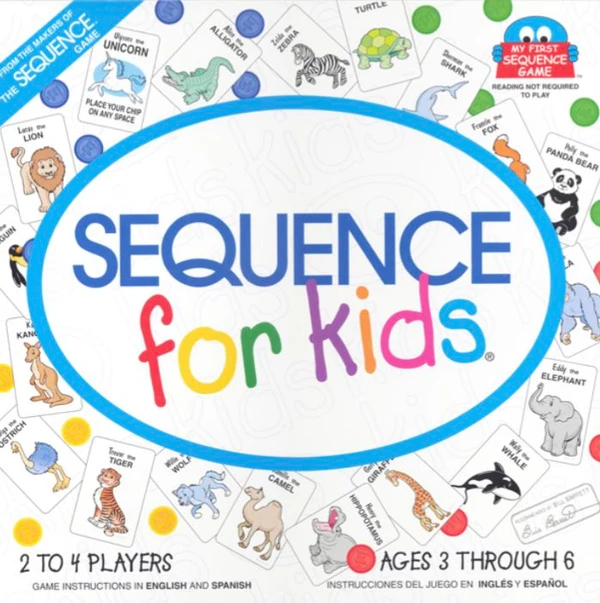 Cover image of Sequence for Kids board game