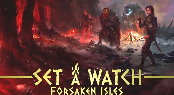 Cover image of Set A Watch: Forsaken Isles board game
