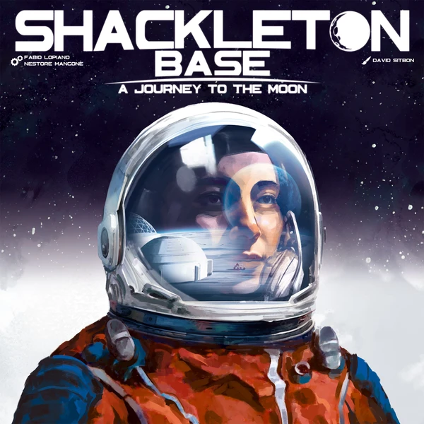 Cover image of Shackleton Base: A Journey to the Moon board game
