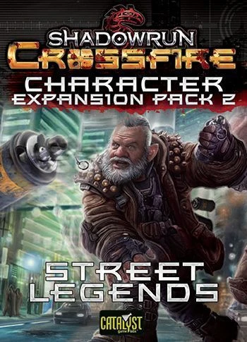 Cover image of Shadowrun: Crossfire – Character Expansion Pack 2: Street Legends board game
