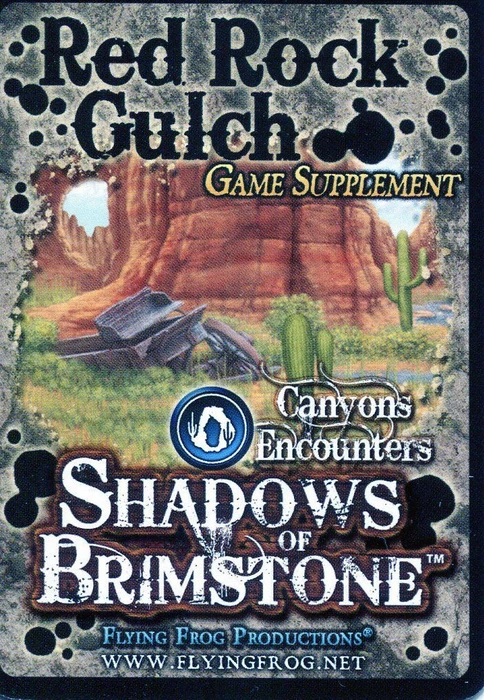 Cover image of Shadows of Brimstone: Red Rock Gulch Game Supplement board game