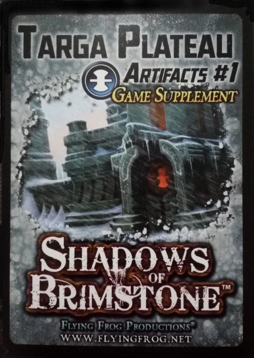 Cover image of Shadows of Brimstone: Targa Plateau Artifacts #1 Game Supplement board game
