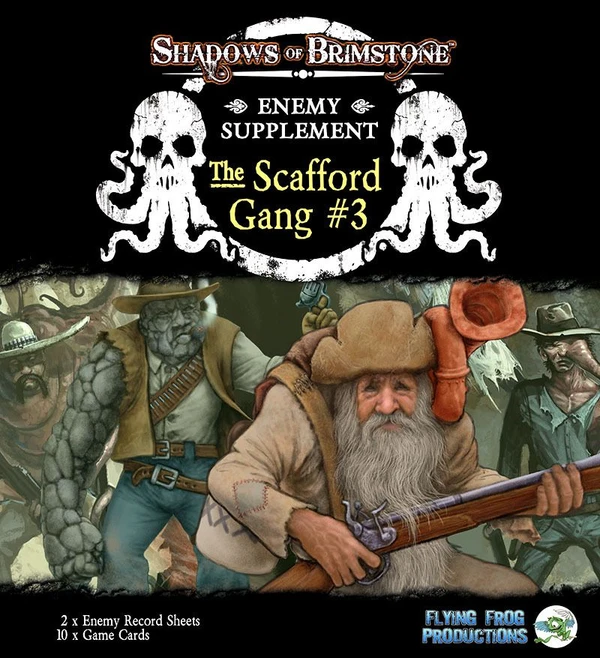 Cover image of Shadows of Brimstone: The Scafford Gang Enemy Supplement #3 board game