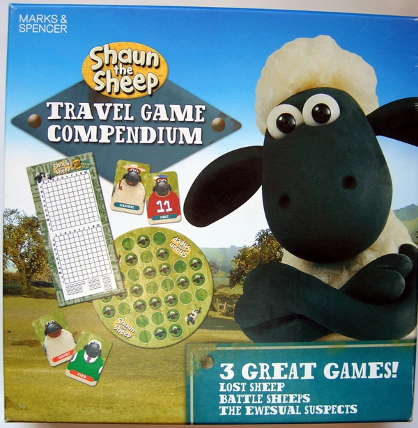 Cover image of Shaun the Sheep Travel Compendium board game