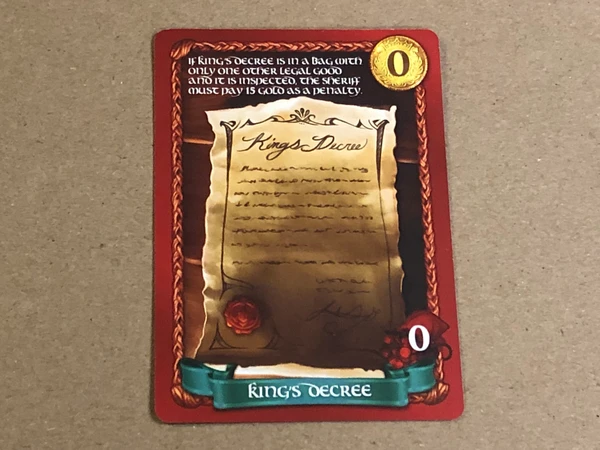 Cover image of Sheriff of Nottingham: King's Decree Promo Card board game