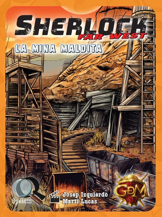 Cover image of Sherlock Far West: La Mina Maldita board game