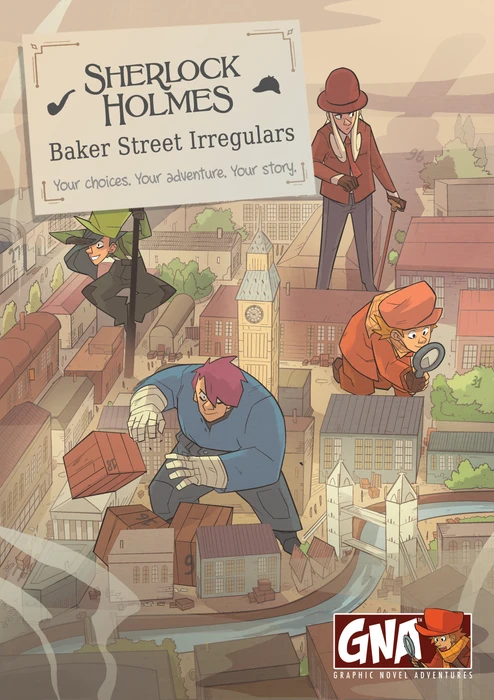 Cover image of Sherlock Holmes: Baker Street Irregulars board game