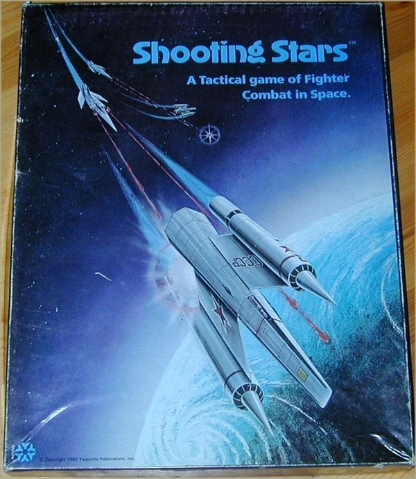 Cover image of Shooting Stars: A Tactical Game of Fighter Combat in Space board game