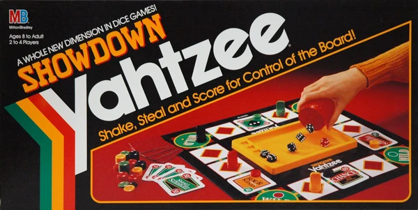 Cover image of Showdown Yahtzee board game
