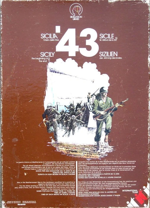 Cover image of Sicily '43: The Beginning of the End board game