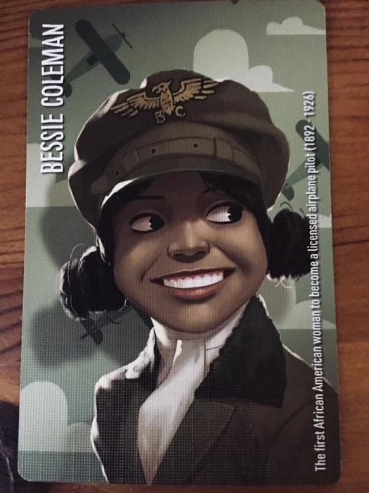 Cover image of Similo: History – Bessie Coleman promo card board game