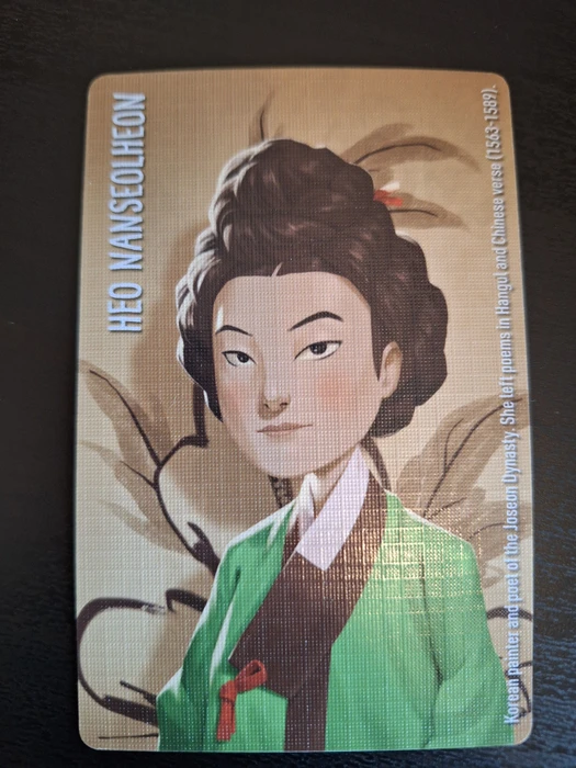 Cover image of Similo: History – Heo Nanseolheon promo card board game