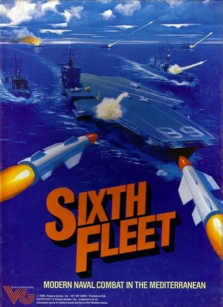 Cover image of Sixth Fleet: Modern Naval Combat in the Mediterranean board game