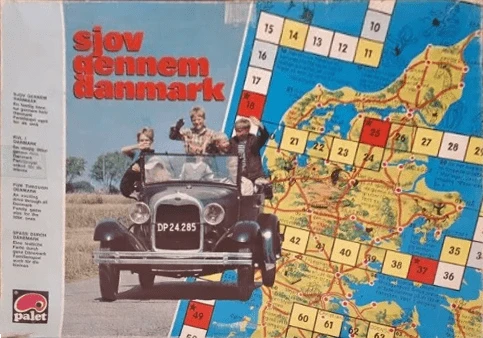 Cover image of Sjov Gennem Danmark board game