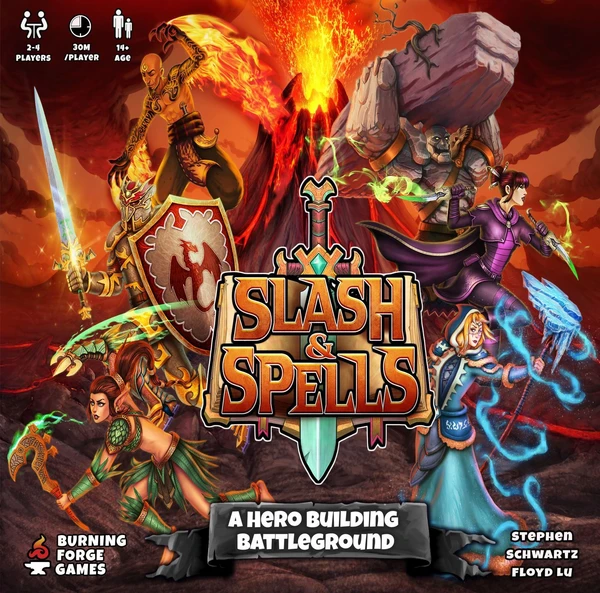 Cover image of Slash & Spells board game