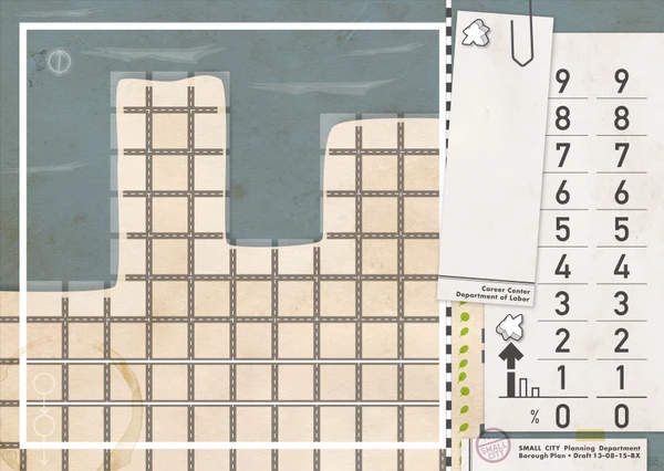 Cover image of Small City: Player boards Expansion #1 – The Beach board game