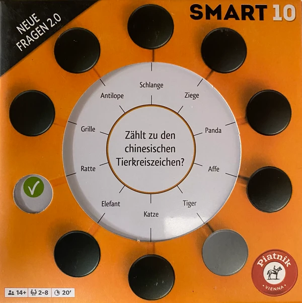 Cover image of Smart10: Questions 2 board game