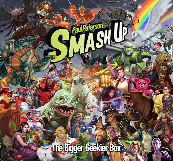 Cover image of Smash Up: The Bigger Geekier Box board game